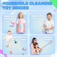 thumbnail image 5 of YCFUN Real Suction Kids Vacuum Cleaner Toy, Toy Cleaning Set with Ball Popping & 5 Accessories, Housekeeping Gift for Toddlers, 5 of 7