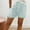 Green, variant on Sentmoon Linen Shorts Women High Waist Long Shorts for Women Breathable Striped Print Regular Fit Swim Shorts Women with Pockets Active for Teen Girls Summer and Trip S-2XL