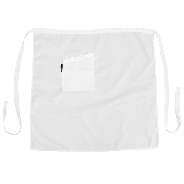 Miangastore Tablier de Barman Blanc Coton Polyester 1ensemble 26.33x26.33x0.20 Po