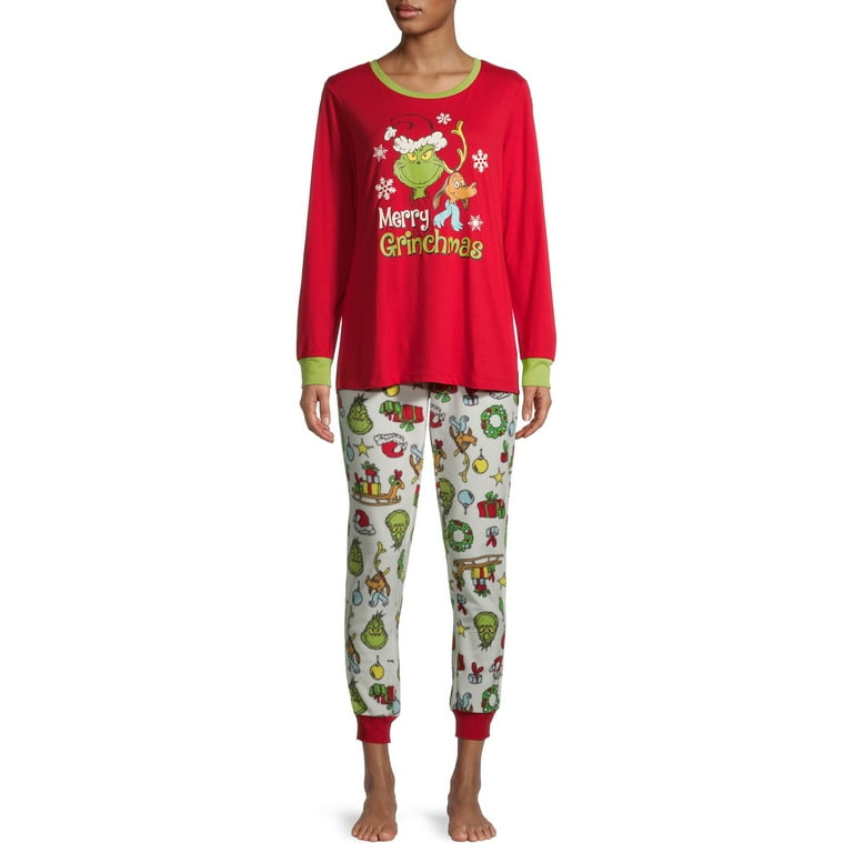 Walmart christmas pajamas grinch hotsell
