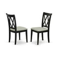 thumbnail image 4 of East West Furniture Dining Room Set Black, WECL7-BLK-C, 4 of 6