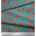 thumbnail image 3 of Soimoi polyester Crepe Fabric Flower Artistic Decor Fabric Printed Yard 52 Inch Wide, 3 of 3