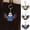 Blue, variant on Keychain Pendant Cartoon Eagle Shape Key Holder Imitation Leather Access Control Card Holder School Bag Protective Keychain