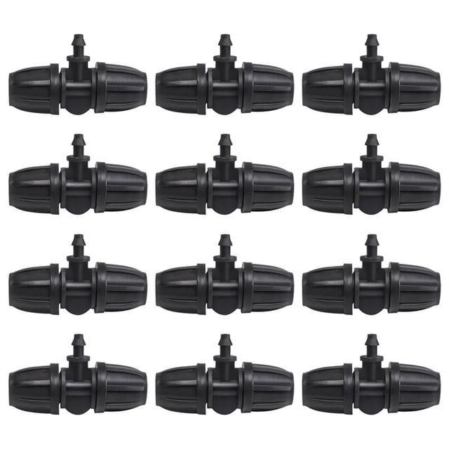 Barbed Tee 1/2Inch To 1/4Inch Irrigation Tube Connectors Drip Irrigation Garden