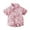 Pink, variant on Generic Boys Summer Clothes Shirt Pink Lapel Shirt Beach Wind Coconut Short Sleeved Everything Shirt Casual Outdoor Seaside