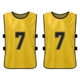 thumbnail image 6 of Mixfeer 12PCS Kid's Football Pinnies Quick Drying Soccer Jerseys Youth Sports Scrimmage Basketball Team Training Numbered Bibs Practice Sports Vest, 6 of 7