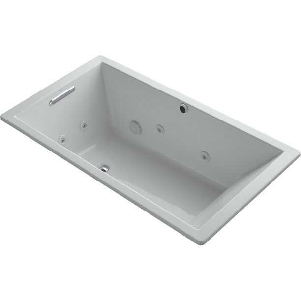 Kohler K1173Jh Underscore 66" Drop In, Undermount Acrylic Experience