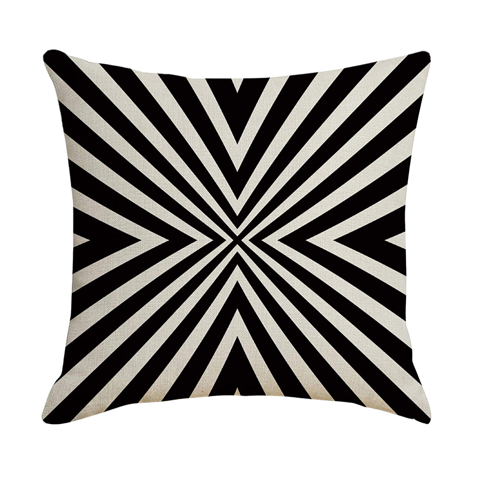 Chaolei Decorative Throw Pillow Covers Black White Waterproof Hugging