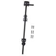 thumbnail image 3 of Pestillo de puerta de acero de 46 cm con forma de bastón para puertas de alta resistencia, accesorios con tornillos, herrajes versátiles de barra 1 pieza, 3 of 8