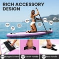 thumbnail image 4 of Quashley Inflatable Paddle Board 10'6" x 34" Wide SUP with Paddle, Pump, Backpack & Leash, 4 of 7