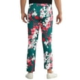 thumbnail image 3 of INSPIRE CHIC Floral Printed Dress Pants for Men's Straight Leg Flat Front Flower Pattern Trousers, 3 of 6