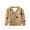Khaki*, variant on RUTAYY Children Girls Knit Cardigan Sweater Cute Cartoon Pattern Long Sleeve Soft Outerwear Classic Trendy Coat