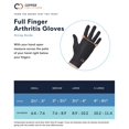 Copper Compression Full Finger Arthritis Gloves Palm Grips Touch