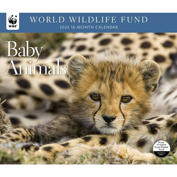 Baby Animals WWF 2023 Wall Calendar