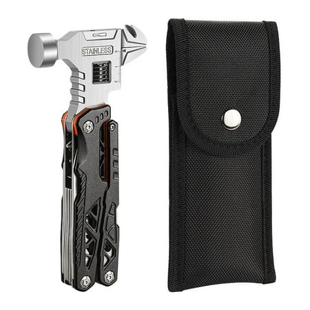 Clearance Multitool Knife 17 in 1Fire Starting Sticks Yuoaen 18 in 1 Multitool Stainless Multitool Pliers with Replaceable Alloy Wire Cutters Nylon Apply to Camping & Hunting