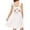 White, variant on Arshiner Girls Summer Dresses Square Neck Ruffle Sleeve Tie Back A-Line Swing Casual Midi Dress with Pockets