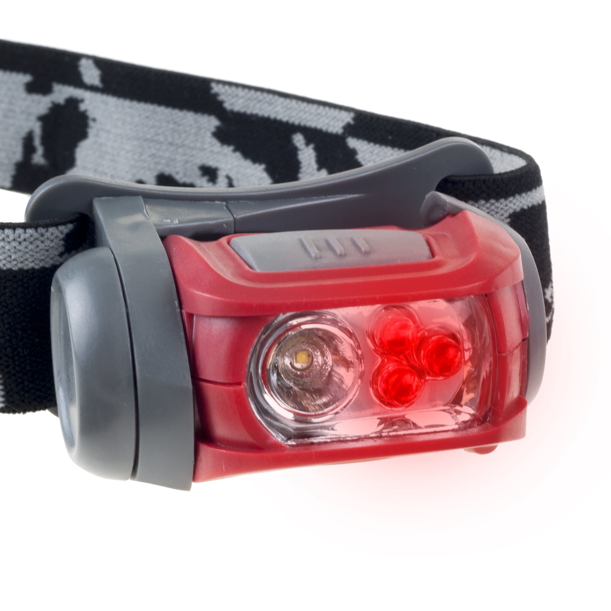 Black Trademark Global 75-HL1004 Lightweight LED Headlamp with 3 Modes and 100 Lumen CREE Light Bulbs By Wakeman Outdoors