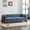 Navy Blue, variant on Christopher Knight Home 82" Boucle Sofa, 3-Seater Faux Sherpa Couch with Wood Legs & Curved Design, Navy Blue
