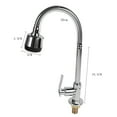 thumbnail image 4 of Grifo de Cocina ANGGREK Doble Función Aleación de Zinc Menor Consumo de Agua, 4 of 8
