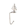 thumbnail image 1 of pitrice Christmas Sock Hanger Themed Atmospheres Xmas Fireplace Hook Reusable Personalized Stair Rack Plating Stocking Holder Clip Silver Tree, 1 of 5