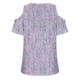 thumbnail image 4 of Camisas de Manga Corta para las Mujeres Blusa de Cuello Redondo de Impresión Casual, Top de Algodón de Imitación Ligero para el Hogar, el Uso Diario Y las Cuatro Estaciones, 4 of 4