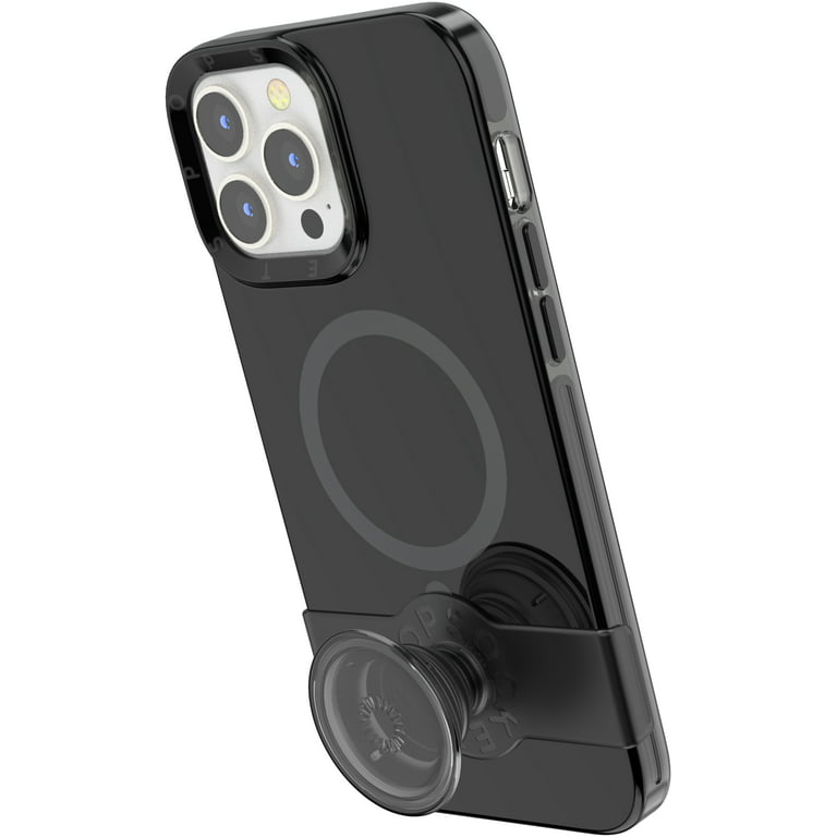  PopSockets: iPhone 13 Pro Max Case with Phone Grip and Slide  Compatible with MagSafe, Wireless Charging Compatible - Black : Cell Phones  & Accessories