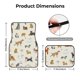 thumbnail image 5 of Balery Dogs Funny Pets Juego de 4 Alfombrillas para Auto, Revestimientos de Caucho Resistente, Diseño Antideslizante, 5 of 7
