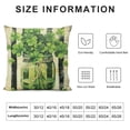 thumbnail image 5 of Nawypu  St Patricks Day Pillow Covers Spring Green Vases Lucky Clover Black Stripes Decorative Throw Pillow Cases Outdoor Farmhouse Decoration for Sofa Couch Bed, 5 of 5