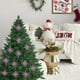 thumbnail image 4 of Juego de 12 adornos navideños de copos de nieve | Copos de nieve huecos de plástico de 10 cm para decorar el árbol y el hogar con efecto escarchado, 4 of 6