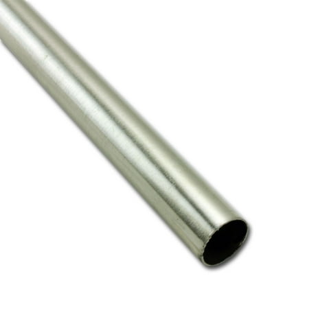 

Renovators Supply Brushed Satin Nickel Carpet Rod 39.5 in. Length and 0.5 in. Diameter Rod Only