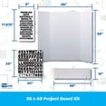 thumbnail image 3 of Presentation 36 X 48 Classroom Project Board Kit Retail Pack Of 24, 3 of 3
