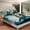 Orange Teal, variant on Erosebridal Dog Corgi Bed Sheets Set Queen Size,Animal Shark Bedding Sets Queen Size,Marine Wildlife Bedroom Decor,Breathable,4pcs