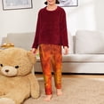 thumbnail image 6 of Bixox Tennis Ball In Fire Print Boys Pajama Pants Sleep Pants Soft Elastic Waist Kids Pajama Bottoms Lounge Pants with 2 Pockets, 6 of 6
