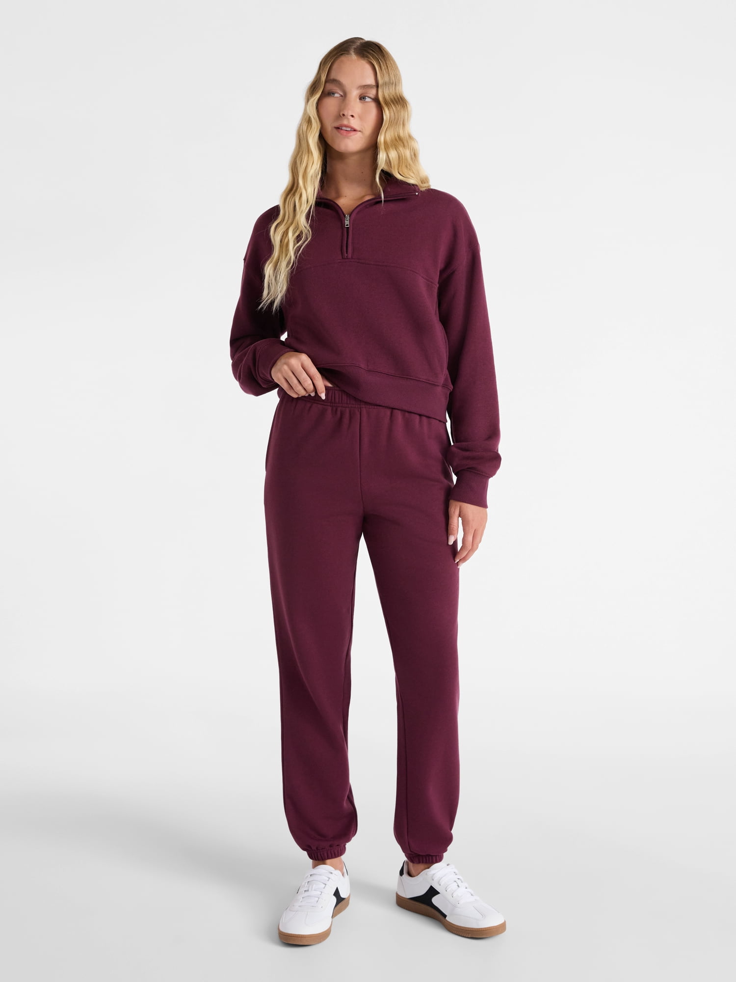 No Boundaries Soft Fleece Joggers, 29'' Inseam, Women's XXS-4X