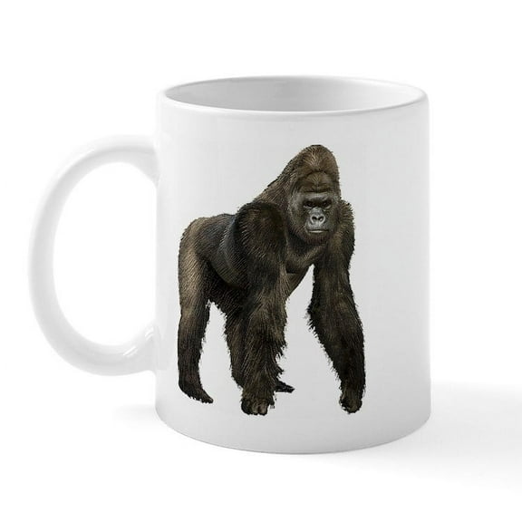 CafePress - Gorilla Mug - 11 oz Ceramic Mug - Novelty Coffee Tea Cup
