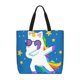 thumbnail image 1 of Balery Cool Unicorn Star Golden Bolsa de Mano para Mujeres con Cremallera, Bolsa de Gimnasio con Compartimentos, Bolsa para Laptop, Bolsa para Trabajo, 1 of 7