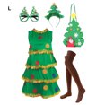 thumbnail image 4 of Minnieouse Disfraz de árbol de Navidad, disfraz de Cosplay con decoraciones festivas, Anime 2024, vestido de Navidad, elfo elegante para adultos Disfraces de disfraces l, 4 of 6