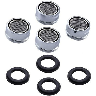 4 Pack Sink Faucet Aerator, Faucet Strainer with Washer for Kitchen Bathroom