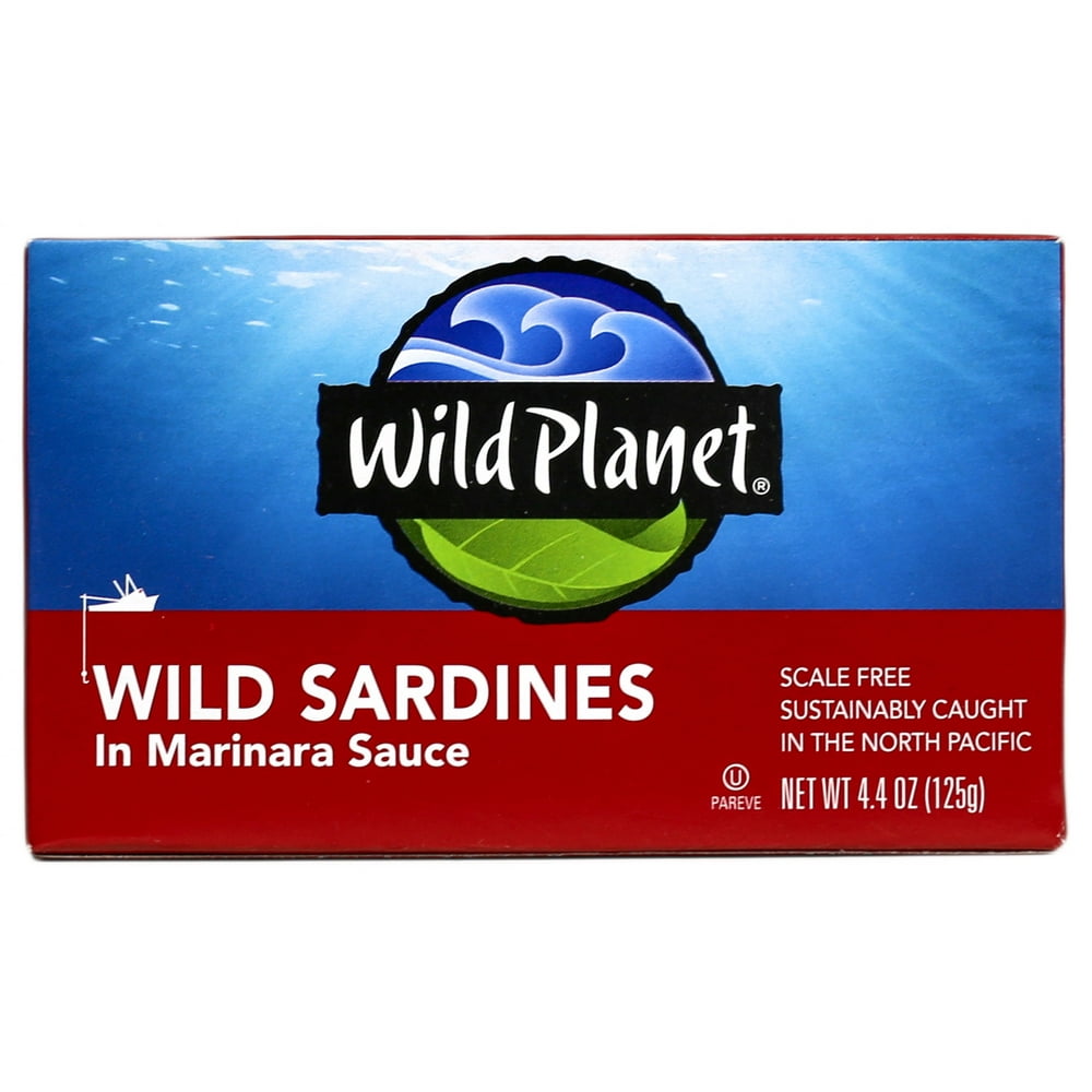 Wild Wild Sardines in Marinara Sauce, 4.4 Oz Can