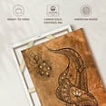 thumbnail image 6 of Elephant Stock Boho Vintage Elephant Wall Art - Vertical Canvas Wall Art - Hallway Wall Decor - Animal Canvas - Brown And Orange Decor - 8" x 12", 6 of 8