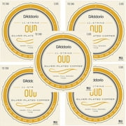 D'Addario Oud Strings 5-Pack EJ95 C#F#BEAD 11-String