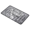 thumbnail image 2 of Retro Kitchen Mat, Jute Woven Floor Rug With Knife Fork Design, Anti-Slip Non-Woven Backing, For Kitchen Living Room Bedroom, 40x60cm, 2 of 3