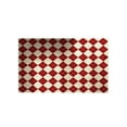 2 PCS Buffalo Plaid Area Rugs 23.6" x15.7" Checkered Rug Washable