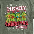 thumbnail image 3 of Teenage Muntant Ninja Turtles - Merry Christmas Dude  - Men's Short Sleeve Graphic T-Shirt, 3 of 5