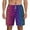 White, variant on Leopard Neon Rainbow Gradient for Men's Swimming Trunks Swim Trunks Quick Dry Swim Shorts with Mesh Lining Funny Swimwear Bathing Suits