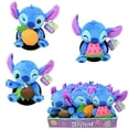 thumbnail image 6 of Disney Stitch Small Plush Stitch and Watermelon, Stuffed Animal, Blue, Alien, Officially Licensed Kids Toys for Ages 2 Up, Easter Basket Stuffers and Small Gifts, 6 of 7