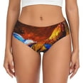 thumbnail image 1 of Balery Colorful Rooster Ropa Interior de Algodón para Mujer con Dibujo – Braguitas Cómodas y Elásticas, Estilo Clásico-X-Large, 1 of 6