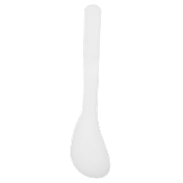 Cosmetic Masks Spoon Reusable Frosted Tip Spatula Smooth Handle Plastic Thicken Head No Odor Facial Cream Stick Sampling Salon Transparent Color