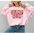 thumbnail image 2 of Dump Him Valentine's Day Crewneck, Retro Valentines Sweatshirt, Valentines Day TShirt, Galentine's Day Sweatshirt, Anti Valentine Design 1842003620, 2 of 5