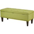 Estrella Storage Bench in Pure In Luck Fabric